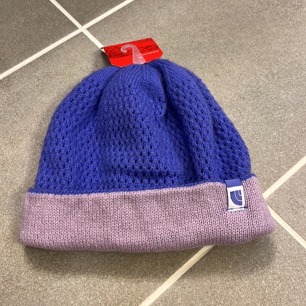 The North Face Shinsky Youth Junior Winter Beanie Hat Cap purple Girls Medium